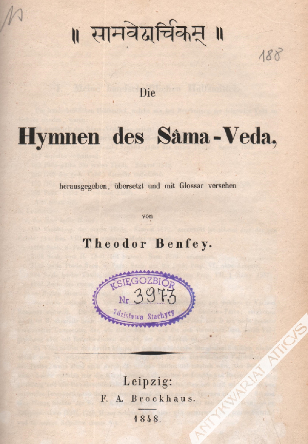Die Hymnen des Sama-Veda