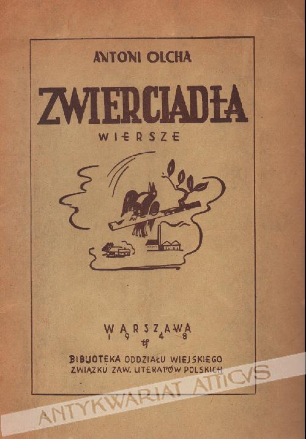 Zwierciadła. Wiersze [autograf]