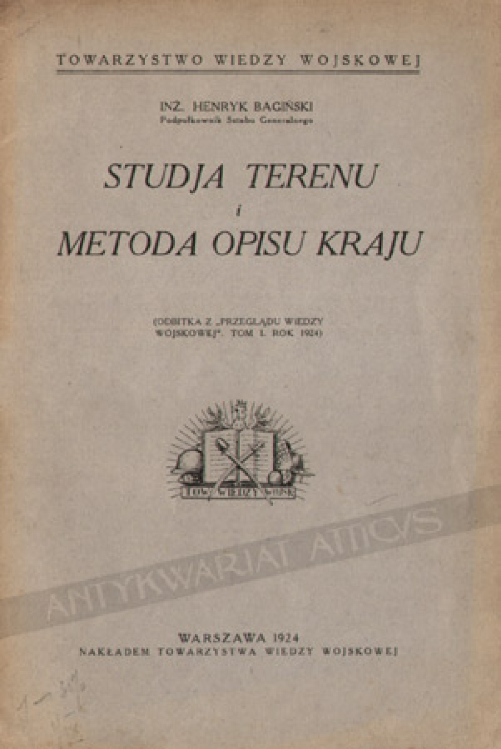 Studja terenu i metoda opisu kraju