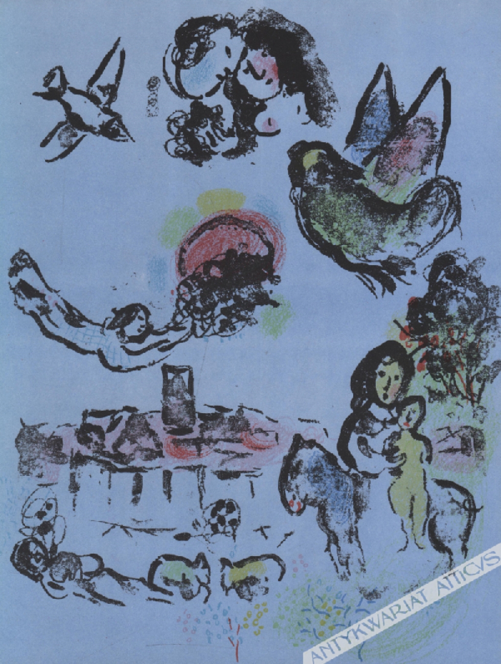 [grafika, 1963] Nocturne at Vence