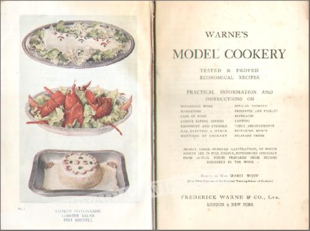Warne`s model cookery tasted & proved economical recipes