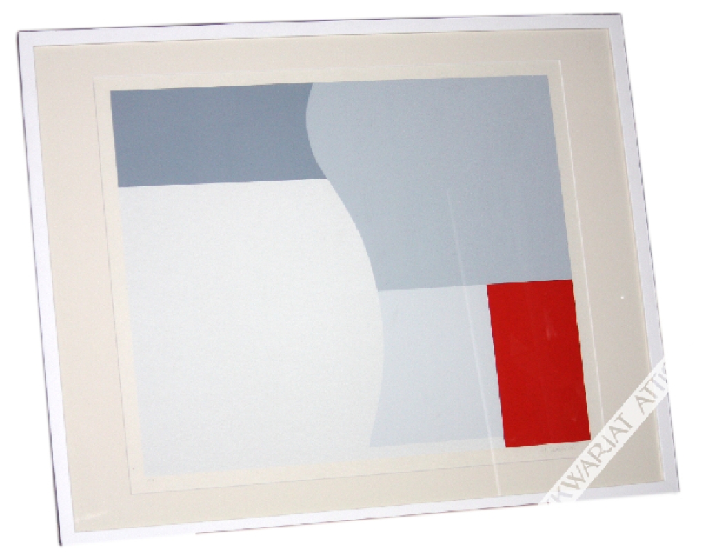 [serigrafia, 1973] Kompozycja abstrakcyjna II