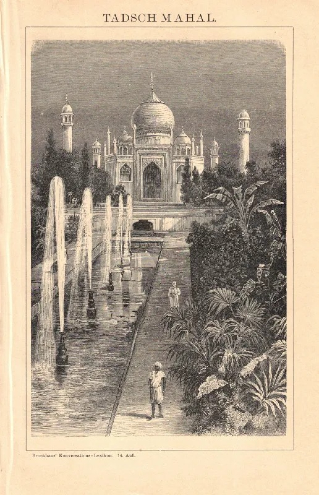 [rycina, 1898] Tadsch Mahal [Taj Mahal]