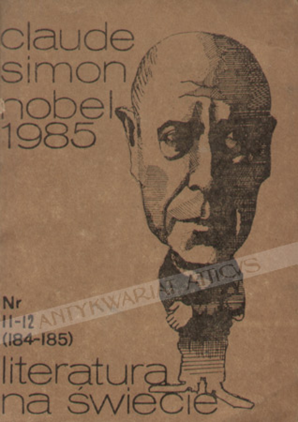 Literatura na Świecie, listopad-grudzień 1986, nr 11-12 (184-5) [Claude Simon]