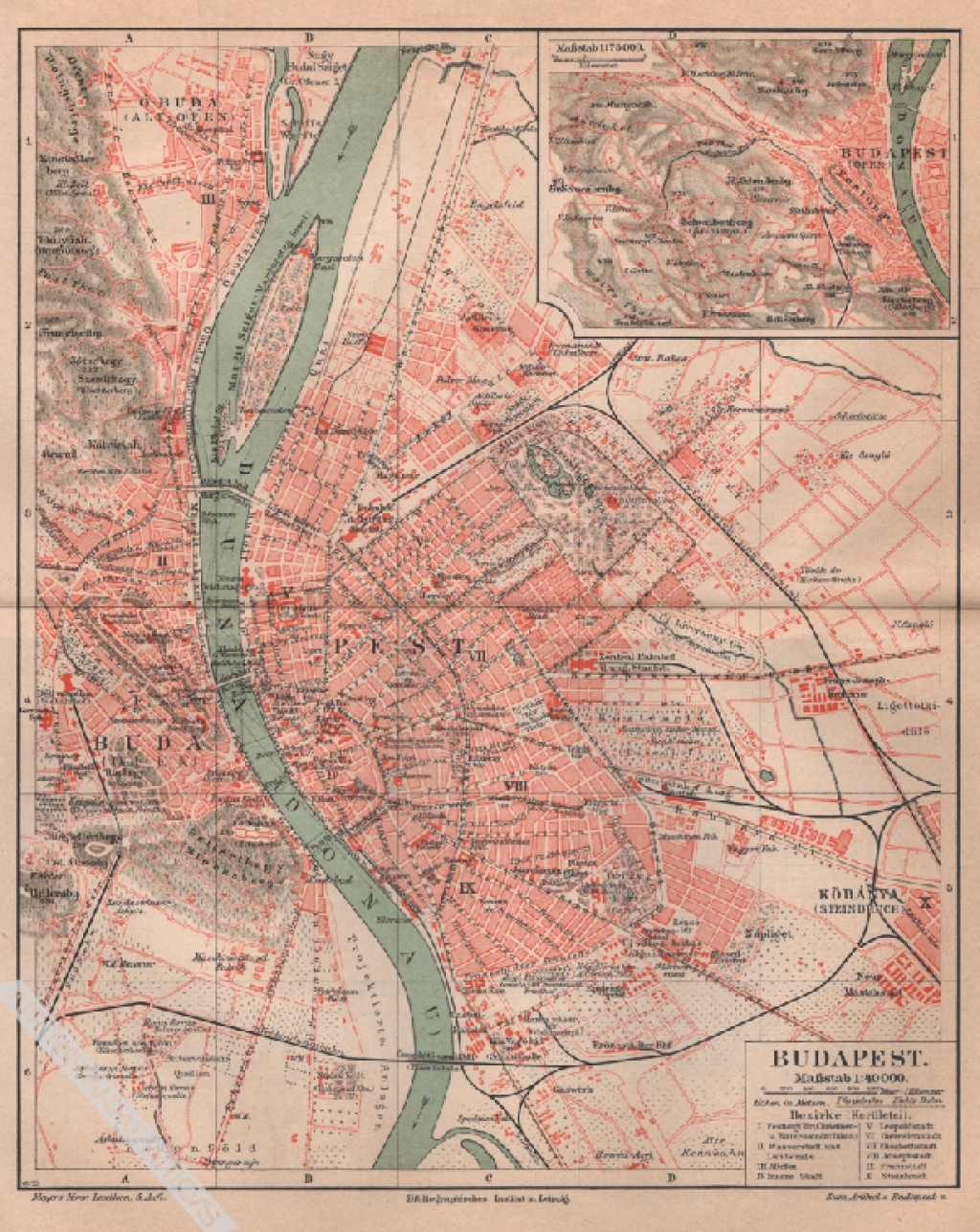 [plan, Budapeszt, 1894] Budapest