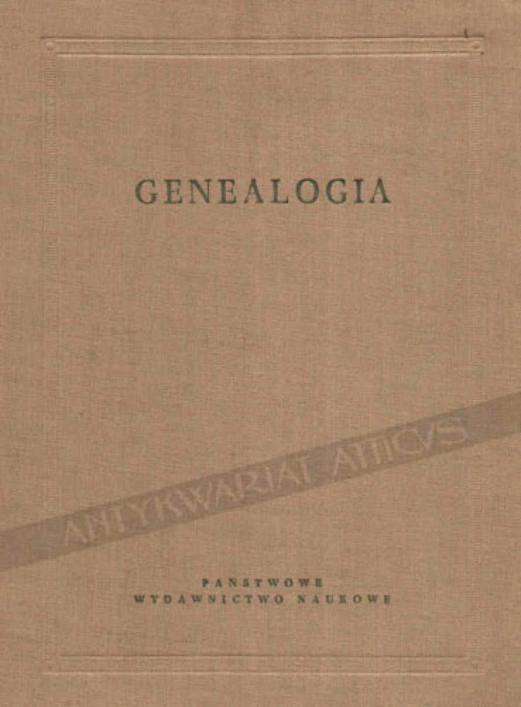 Genealogia [t. II - tablice]
