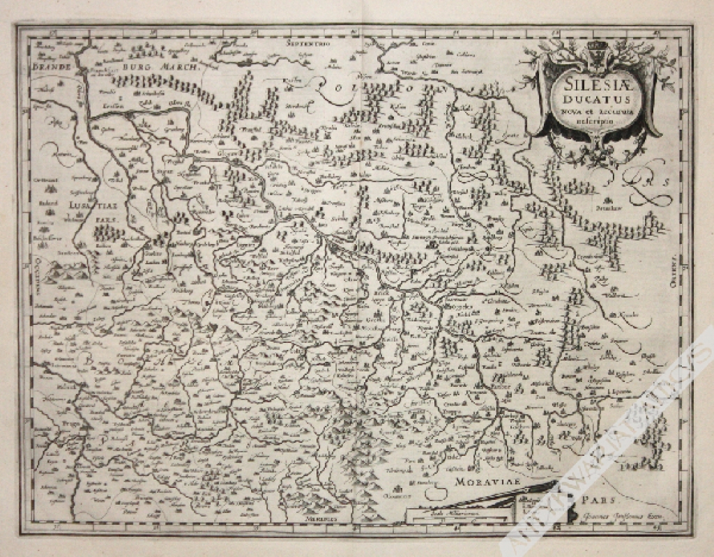 [mapa, Śląsk, 1630] Silesiae Ducatus nova et accurata descriptio