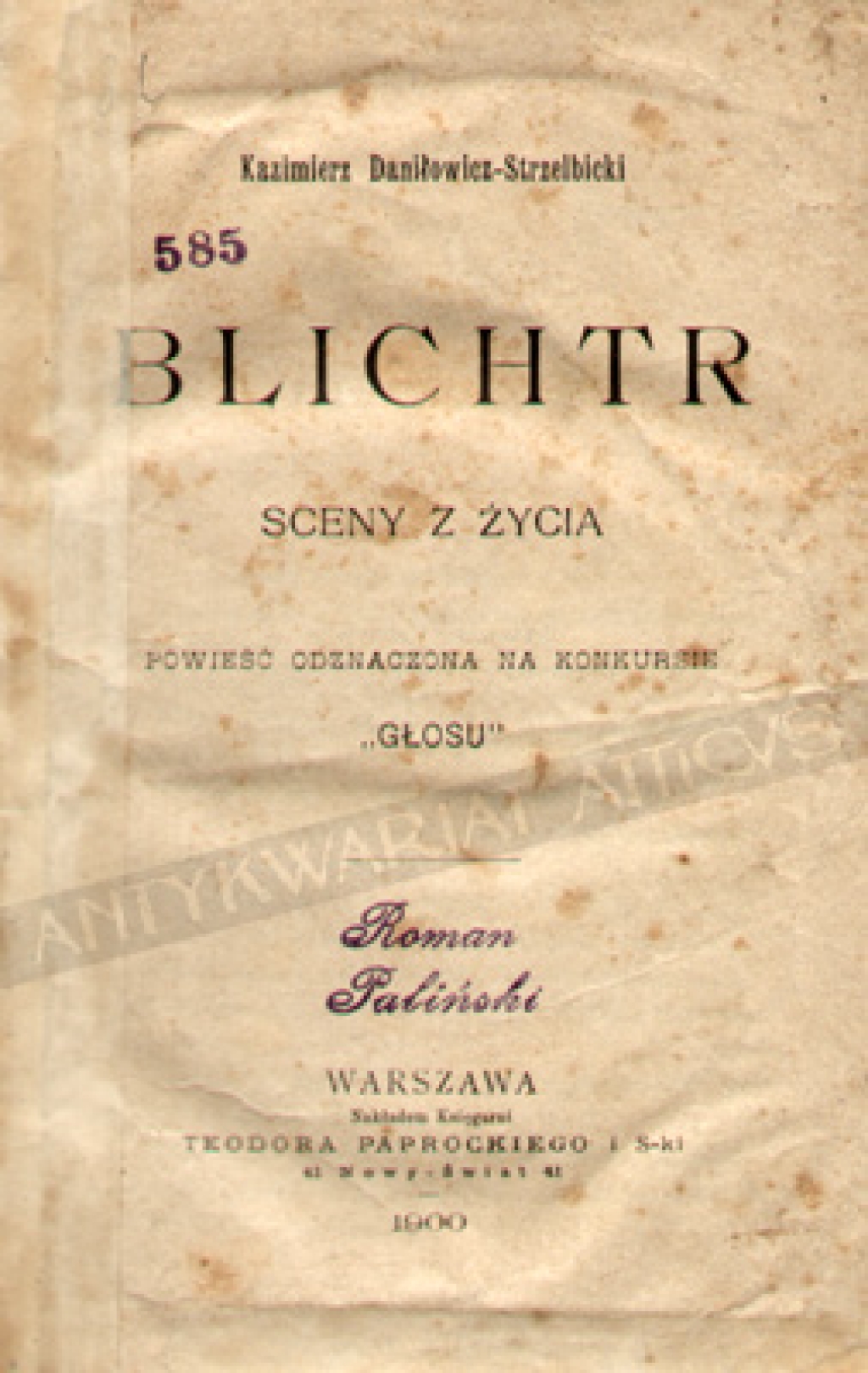 Blichtr. Sceny z życia