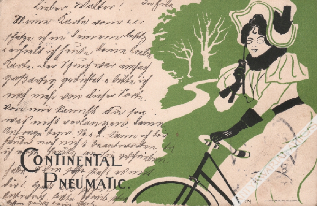 [pocztówka, ok. 1898] Continental Pneumatic