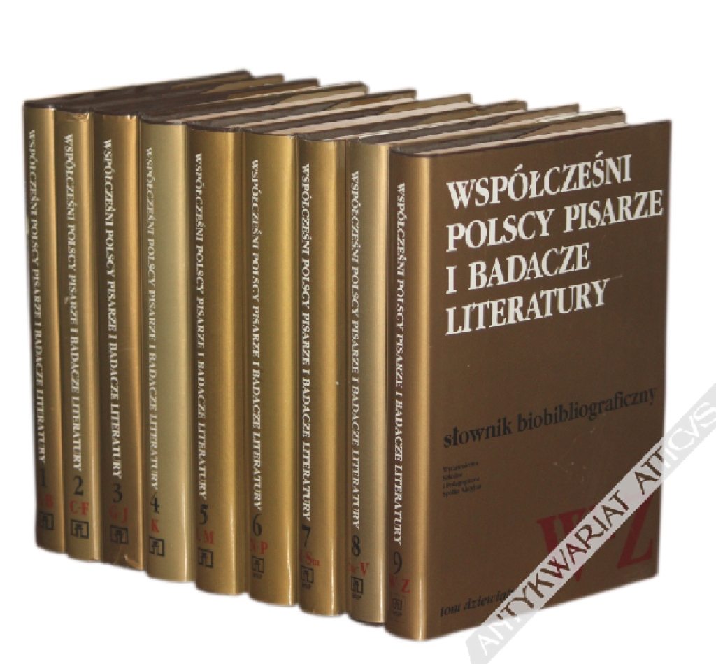 Współcześni polscy pisarze i badacze literatury. Słownik bibliograficzny, t. I-IX