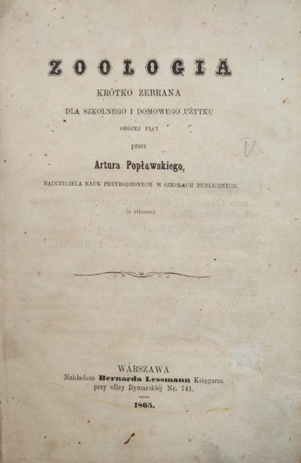 Zoologia krótko zebrana..... (z atlasem)