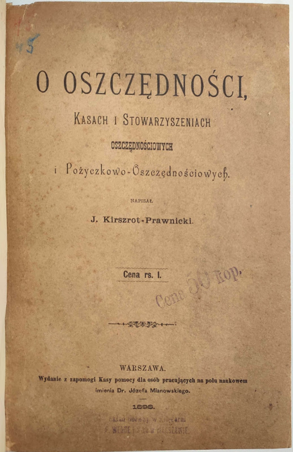 O oszczędności, kasach i stowarzyszeniach oszczędnościowych i pożyczkowo-oszczędnościowych