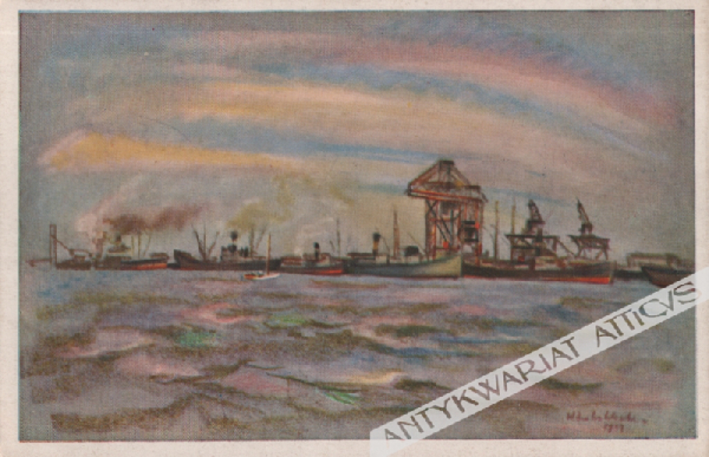 [pocztówka, ok. 1930] Wacław Żaboklicki - Gdynia i Morze polskie