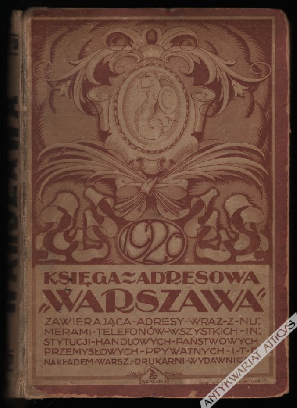 Książka adresowa "Warszawa" na 1920 rok. Rok pierwszy