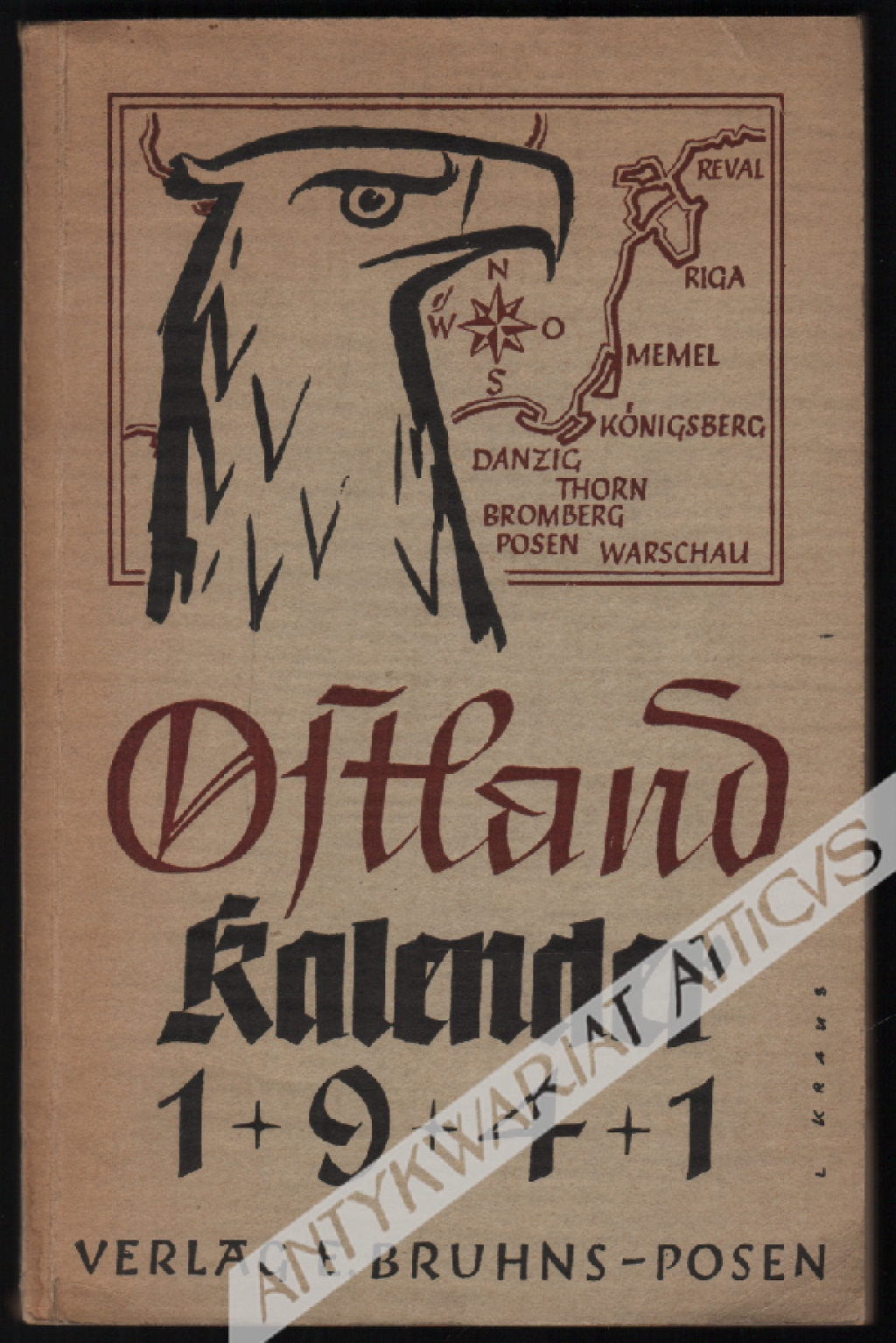 Ostland-Kalender 1941. 56. Jahrgang des "Baltischen Kalenders". 