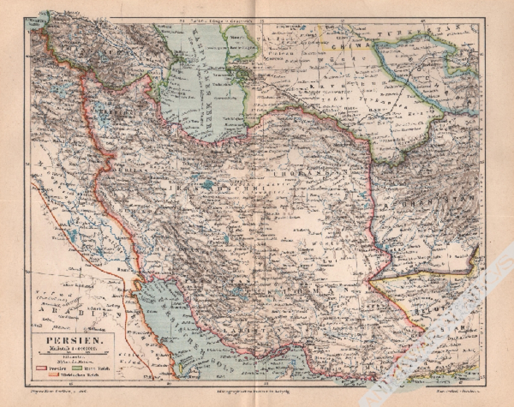 [mapa, 1897] Persien [Persja, Iran]