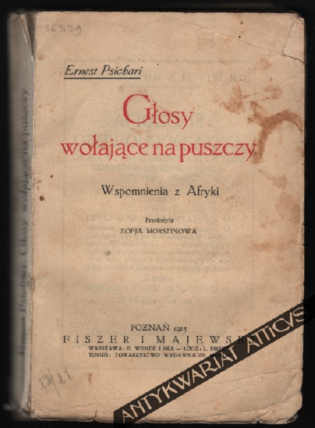Głosy wołające na puszczy. Wspomnienia z Afryki