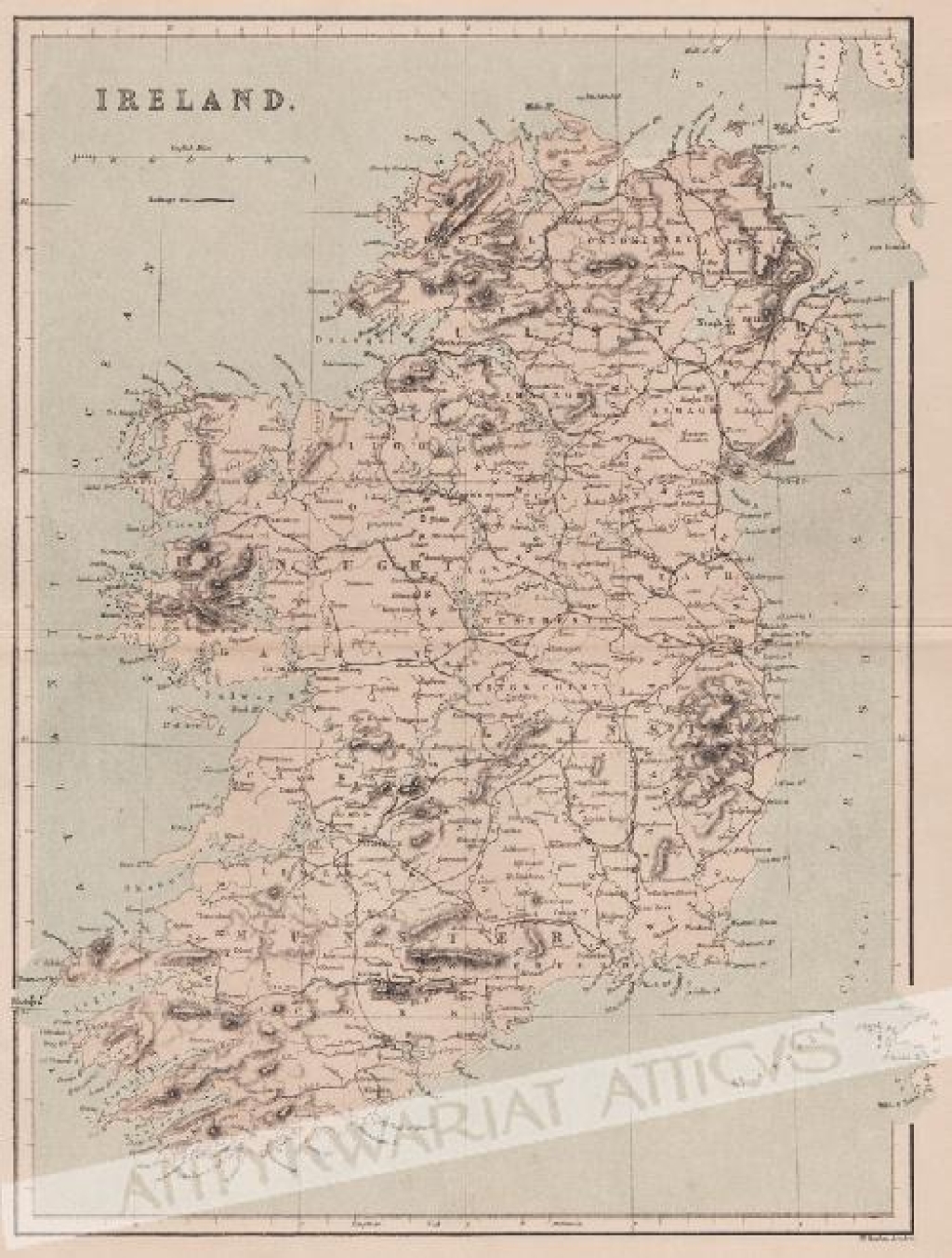 [mapa Irlandii] Ireland