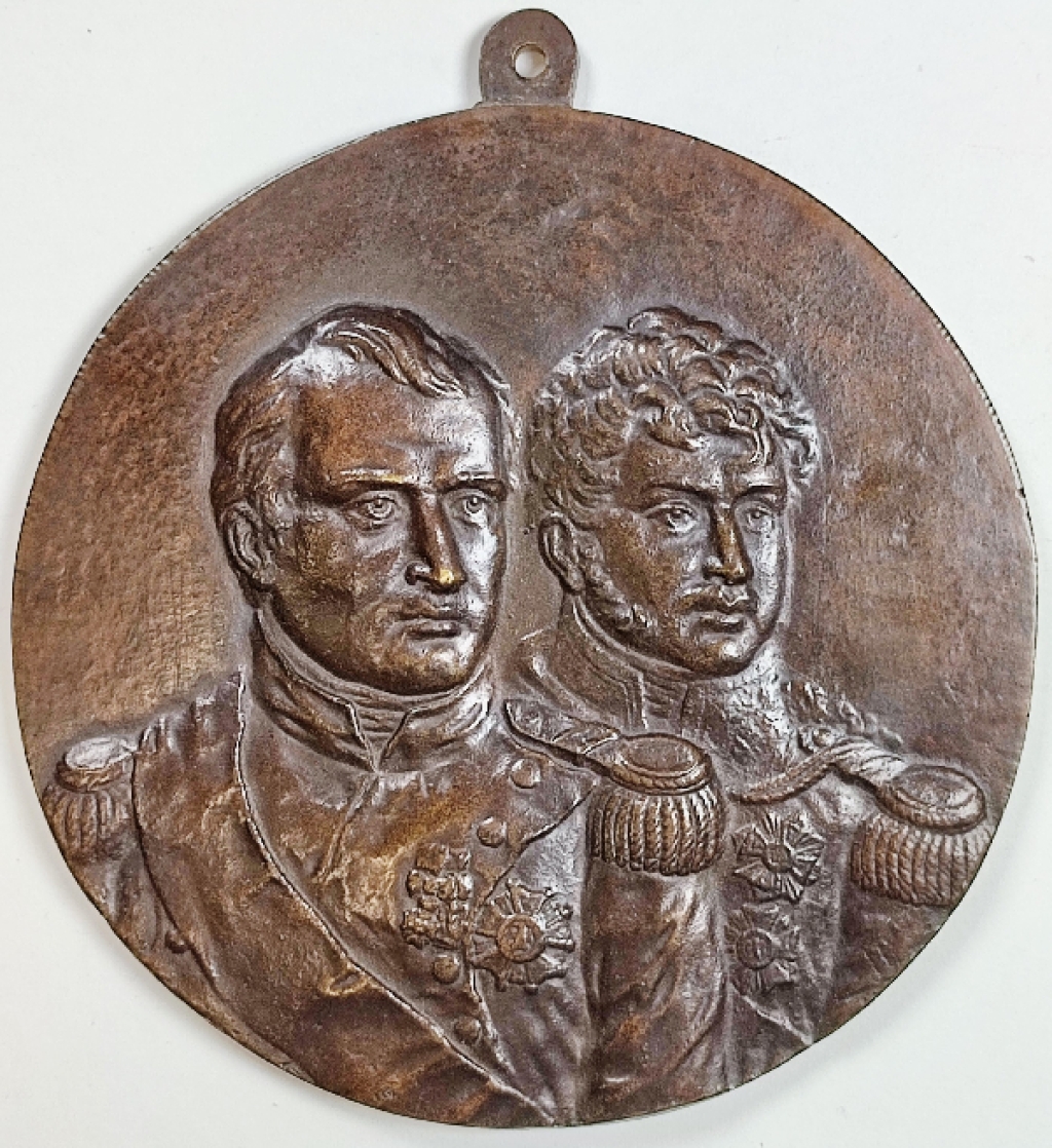 [medalion, XIX w.-pocz. XX w.] Napoleon Bonaparte i Książę Józef Poniatowski