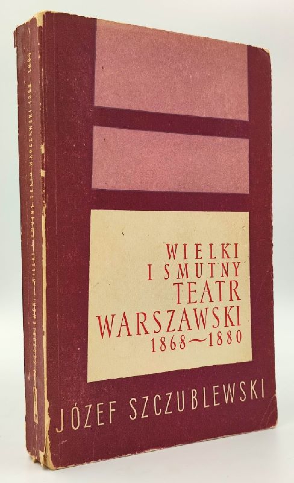 Wielki i smutny teatr warszawski (1868-1880)  [dedykacja od autora dla prof. Z. Raszewskiego]