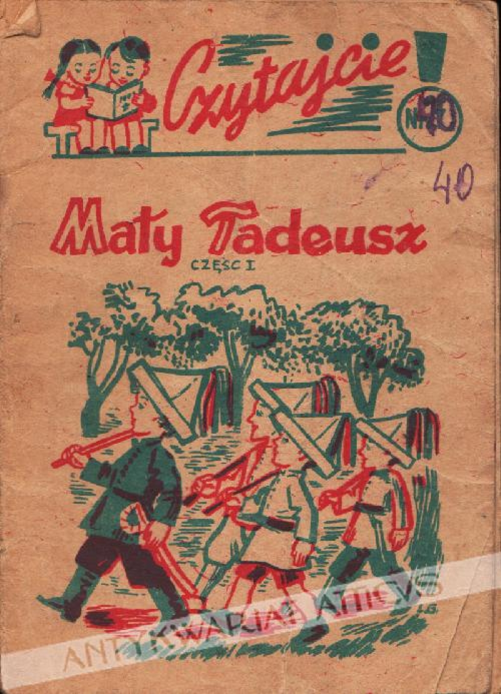 Mały Tadeusz. Cześć I. Powieść historyczna dla młodzieży osnuta na tle dzieciństwa Tadeusza Kościuszki