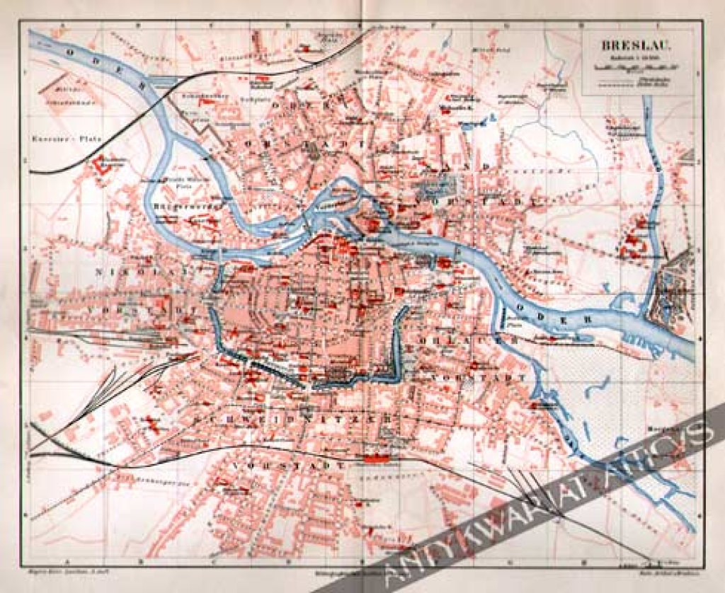 [plan, ok. 1895] Breslau [Wrocław]