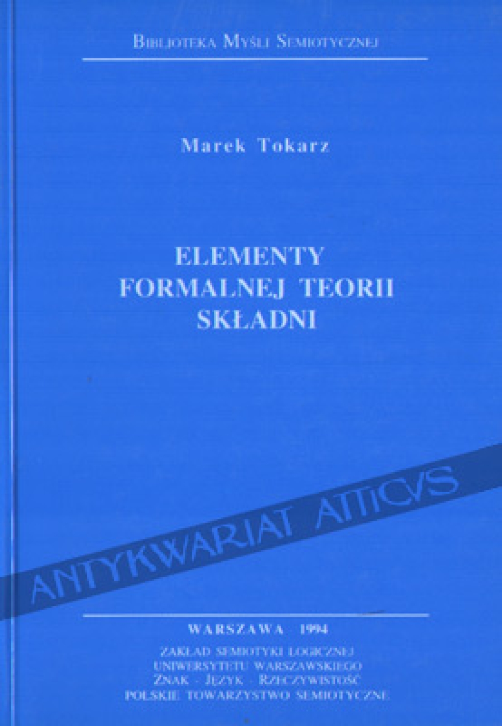 Elementy formalnej teorii składni