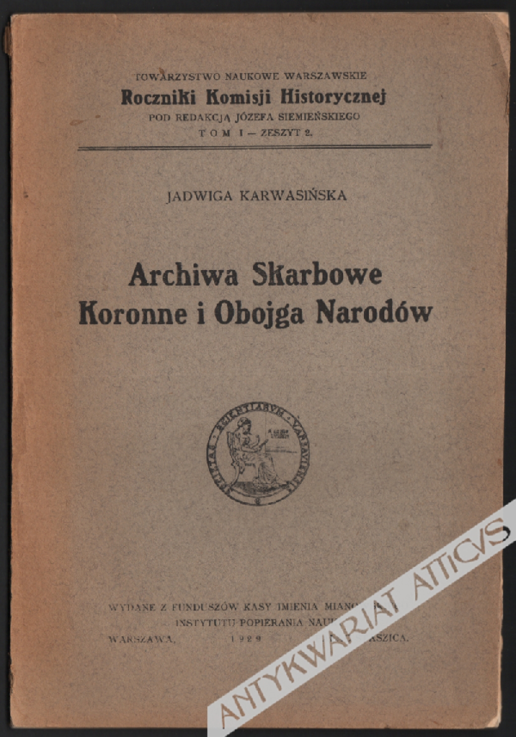 Archiwa Skarbowe Koronne i Obojga Narodów