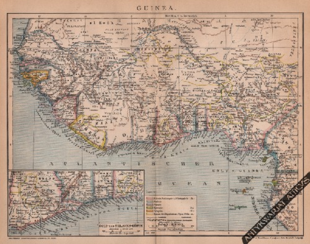 [mapa, 1895] Guinea [Gwinea]