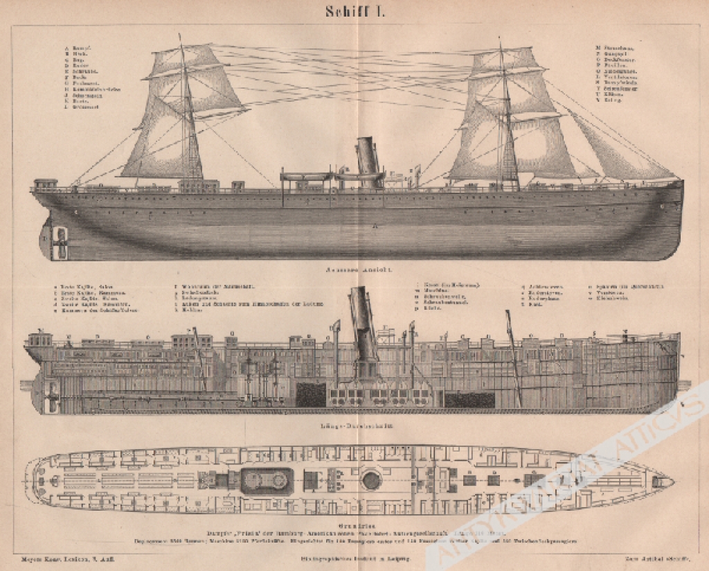 [2 ryciny, 1878] Schiff I.-II.  [okręty]
