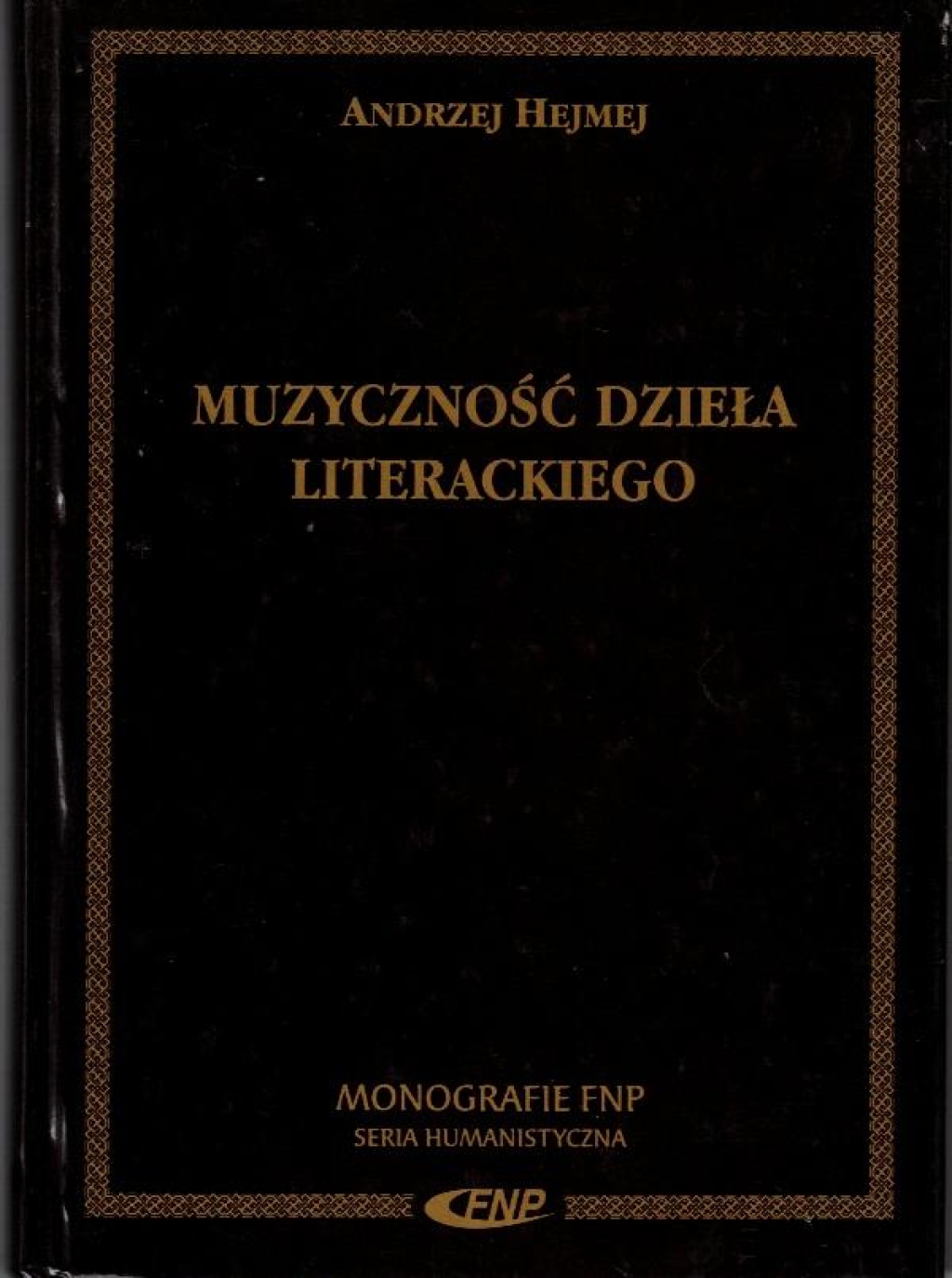 Muzyczność dzieła literackiego [autograf]