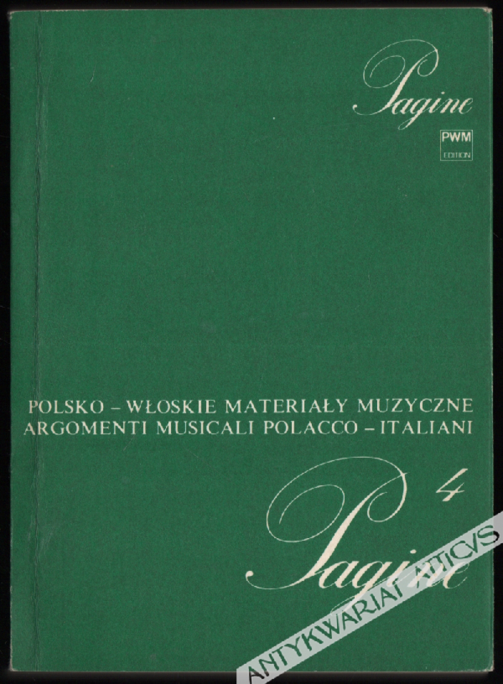 Pagine 4: Polsko-wloskie materiały muzyczne Argomenti musicali polacco-italiani
