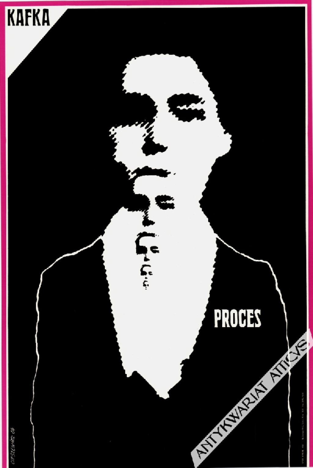 [plakat, 1968] Kafka Proces