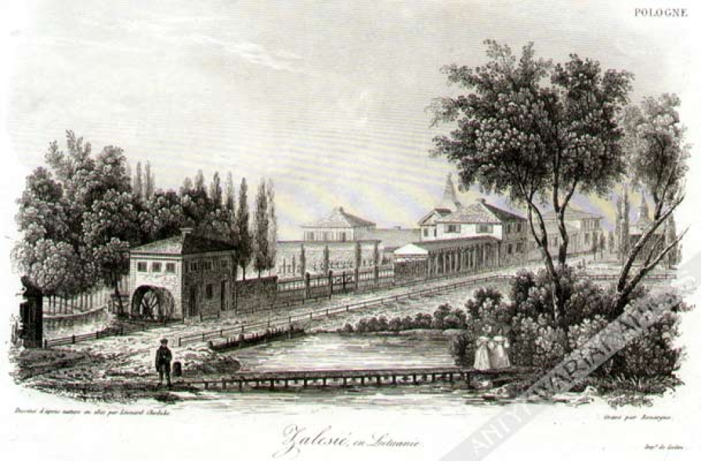 [staloryt, 1835-36] Zalesie en Lituanie