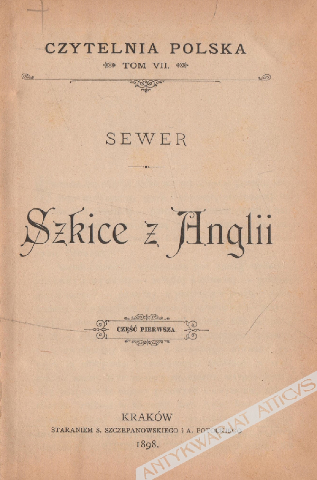 Szkice z Anglii, cz. 1-2 [współoprawne]