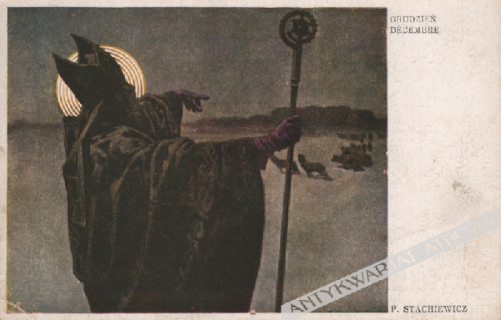 [pocztówka, lata 1920-te] Grudzień. Decembre