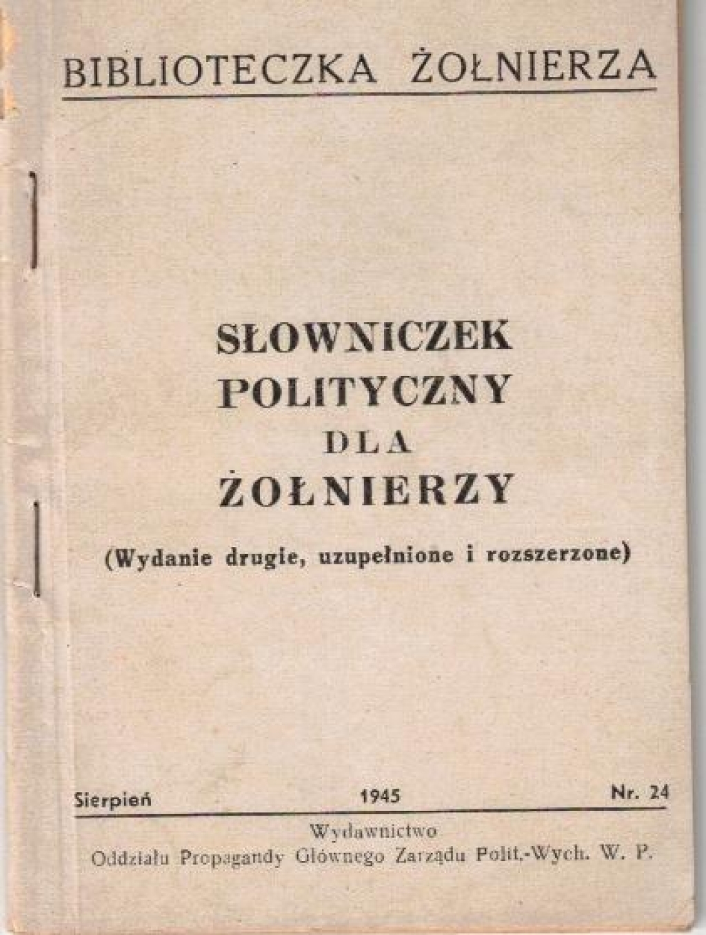 Słowniczek polityczny dla żołnierzy