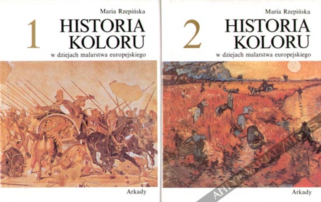 Historia koloru w dziejach malarstwa europejskiego, t. I-II