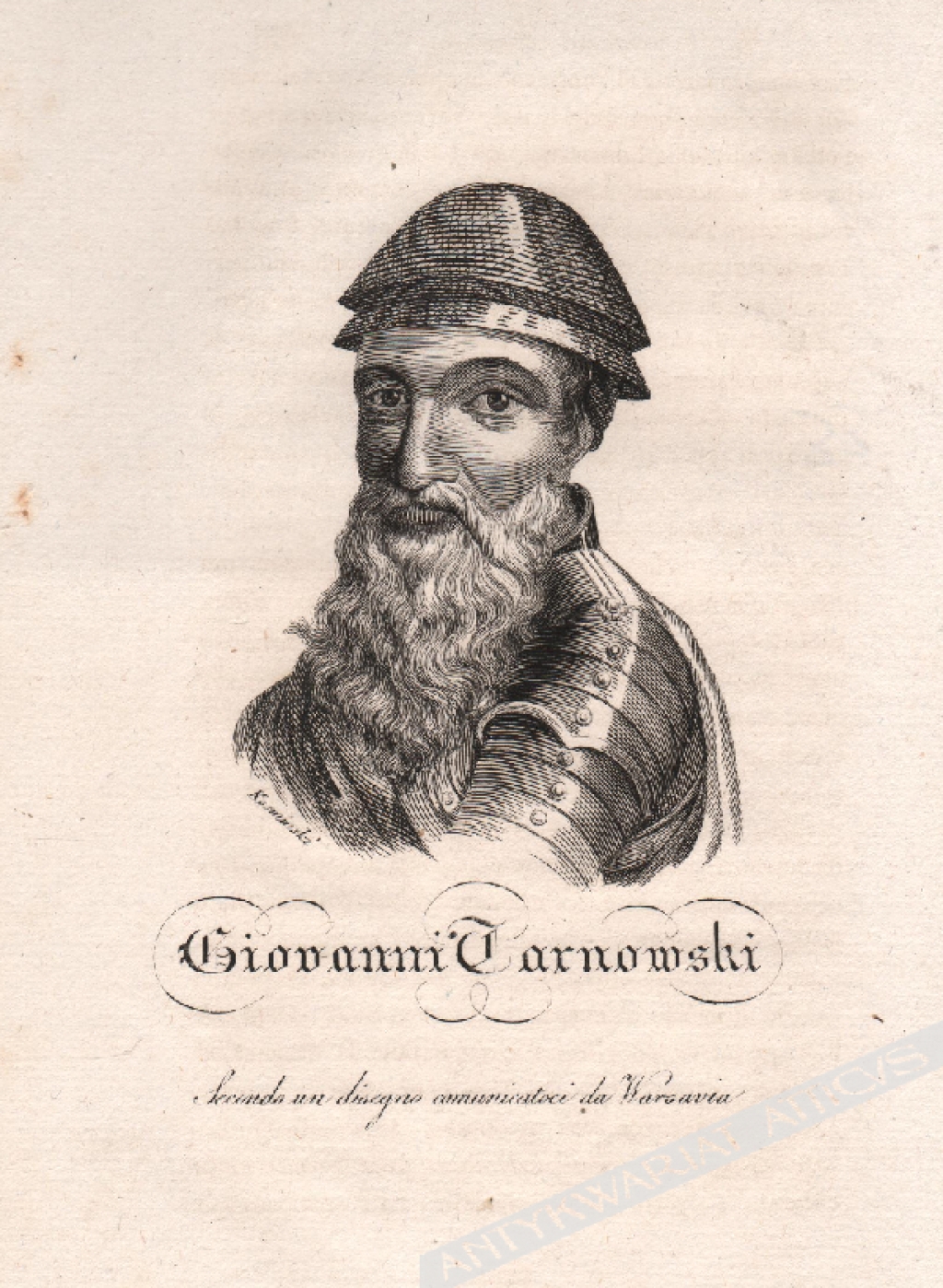 [rycina, 1831] [hetman Jan Tarnowski] Giovanni Tarnowski