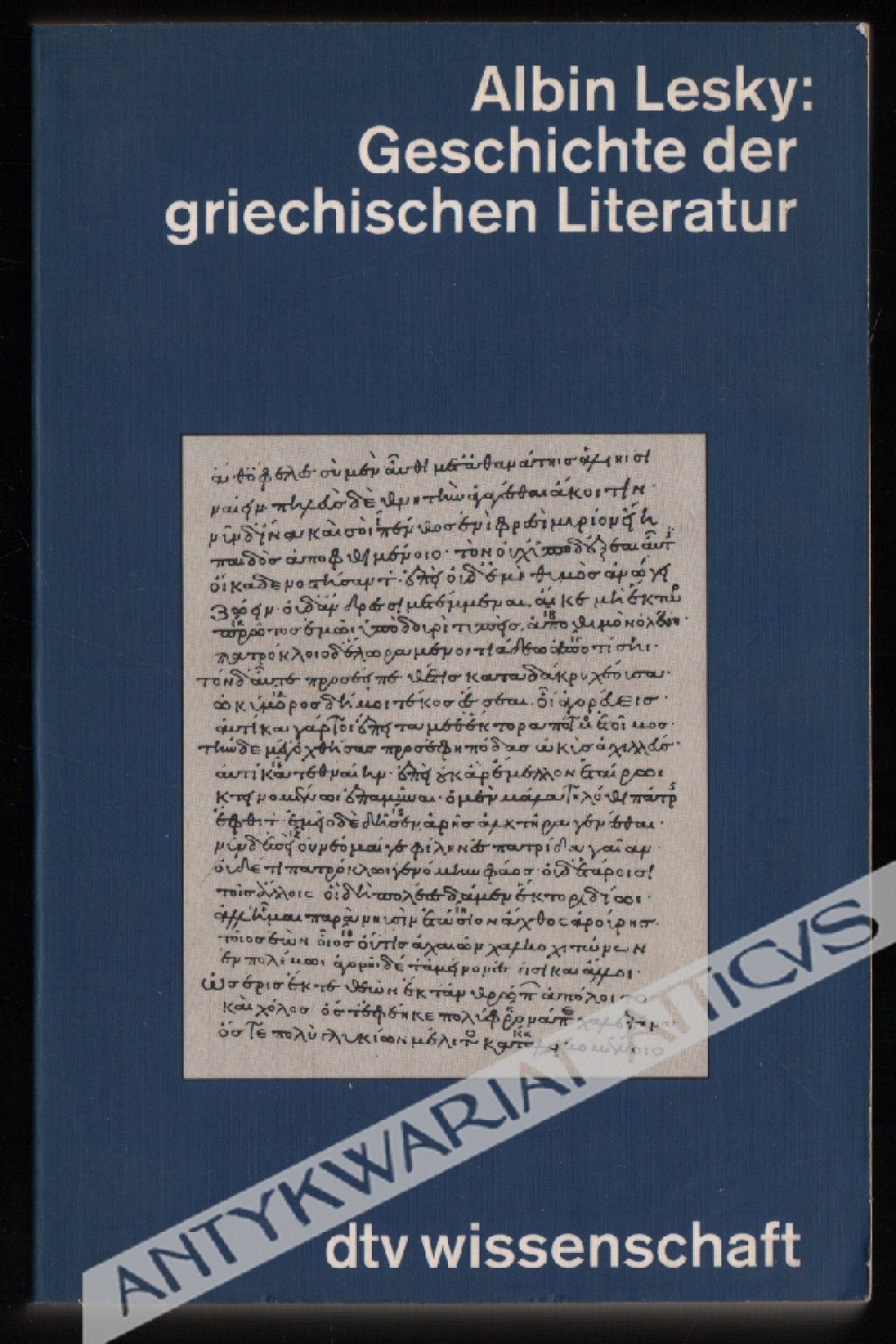 Geschichte der grechischen Literatur