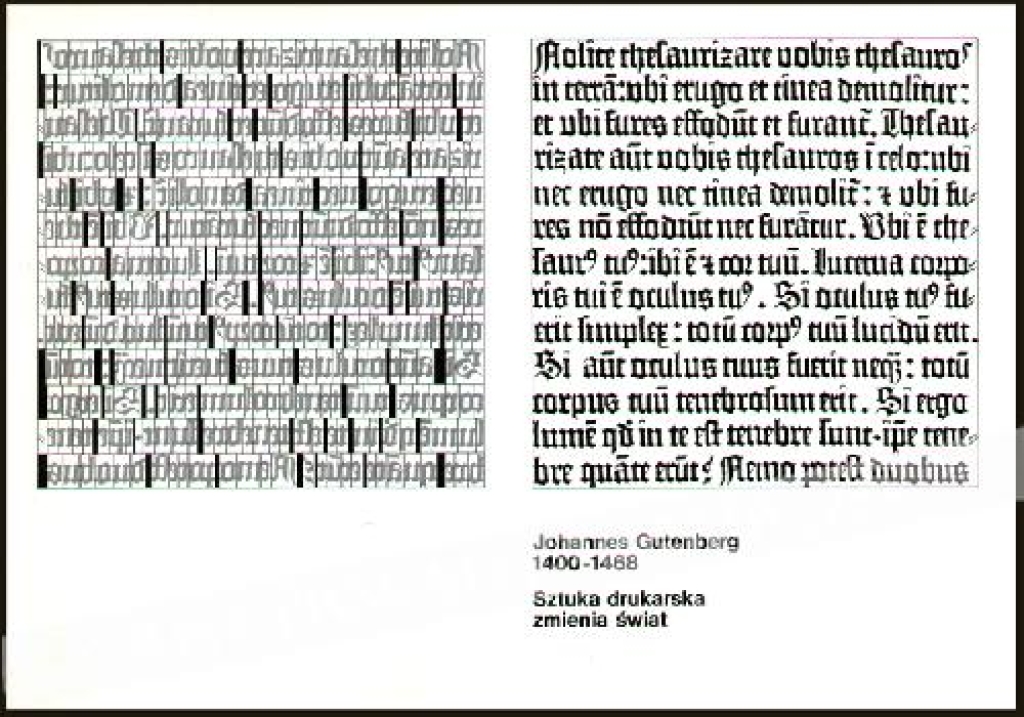 Johannes Gutenberg 1400-1468. Sztuka drukarska zmienia świat