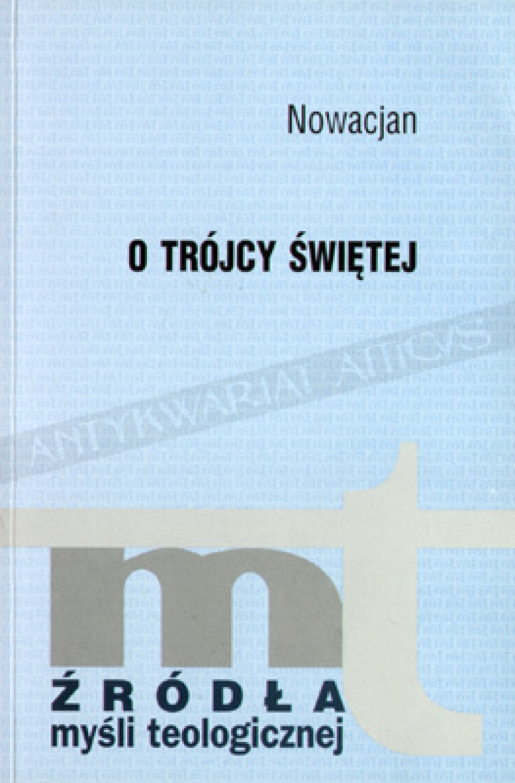 O Trójcy Świętej