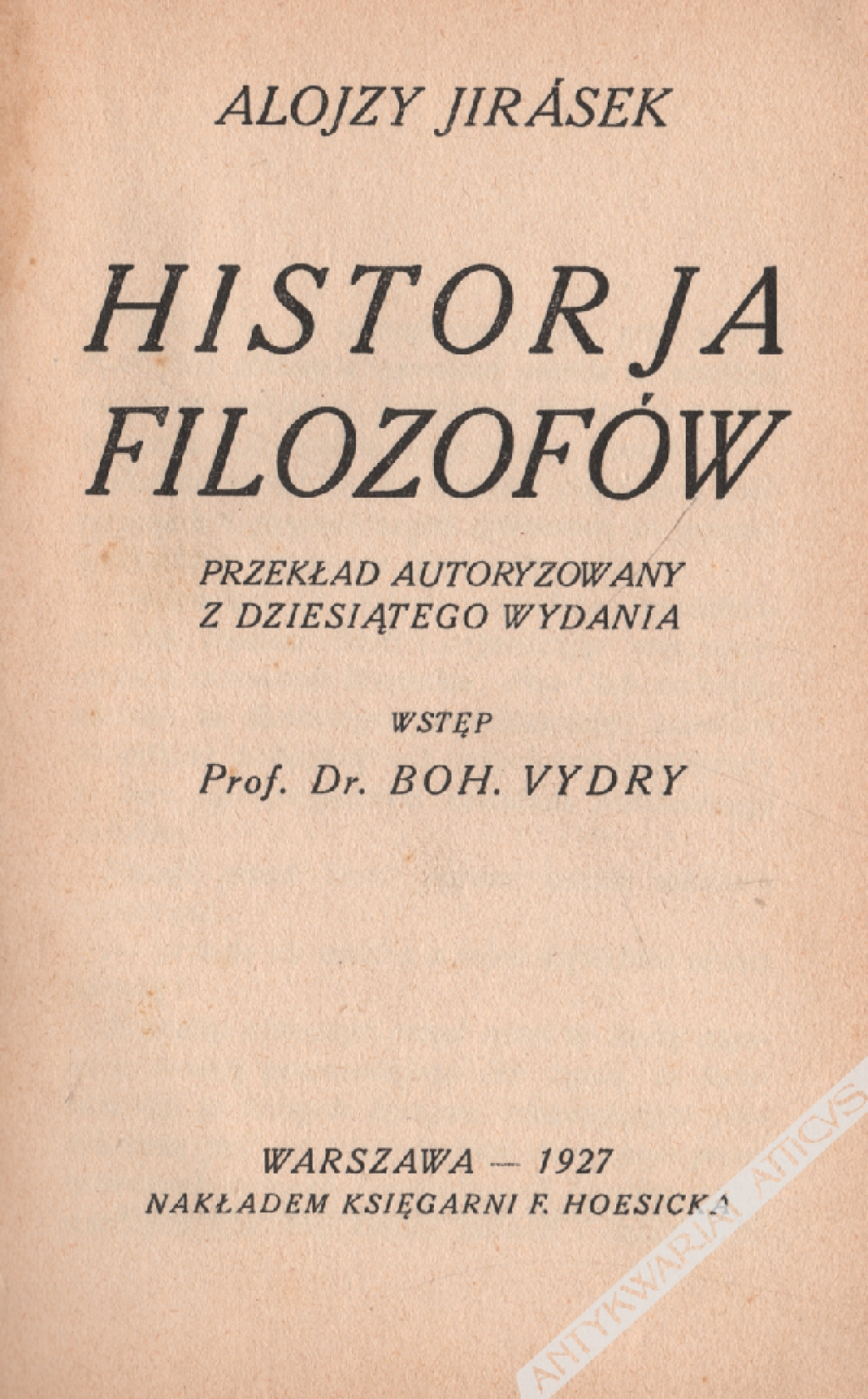 Historja filozofów