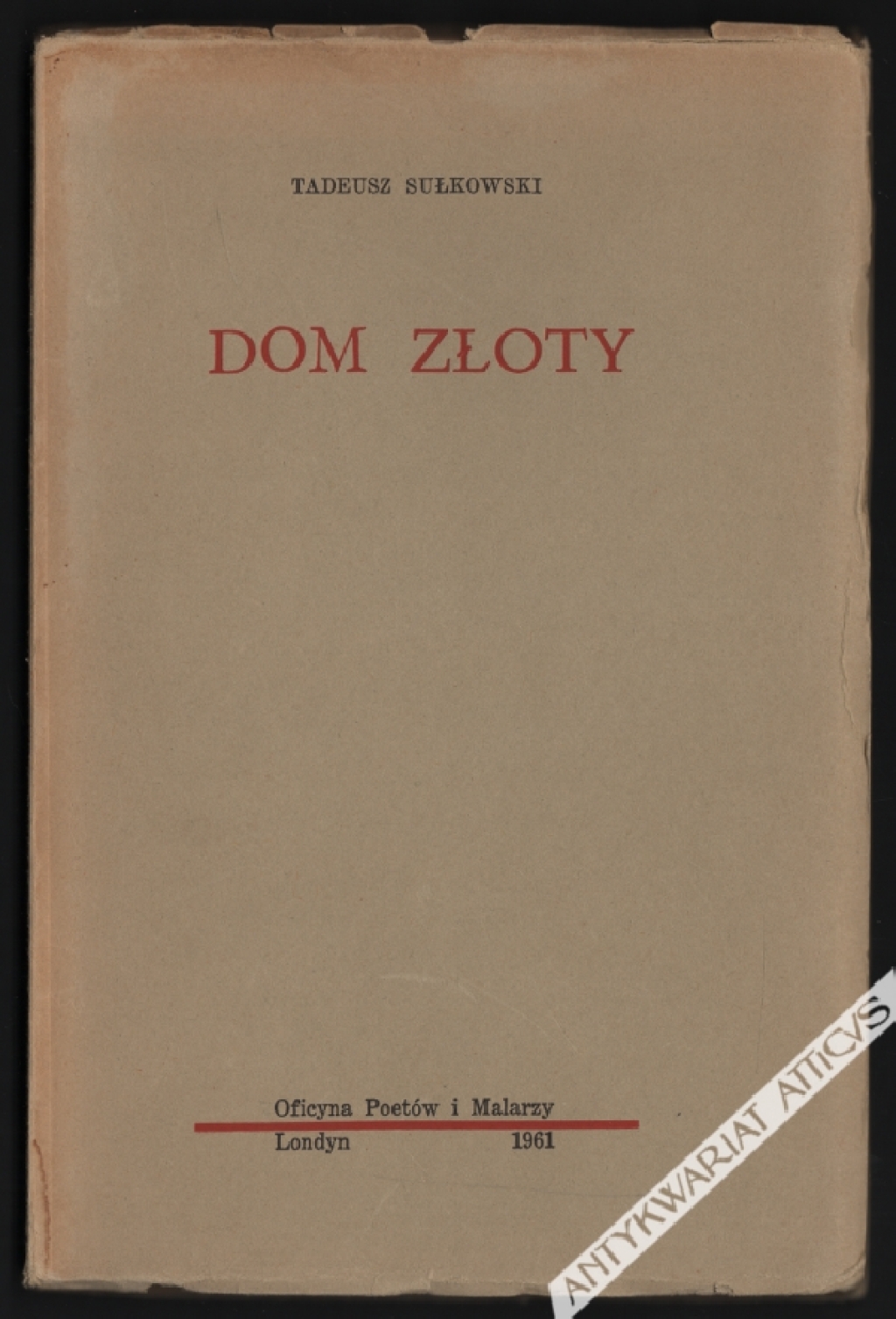 Dom złoty [poezje]