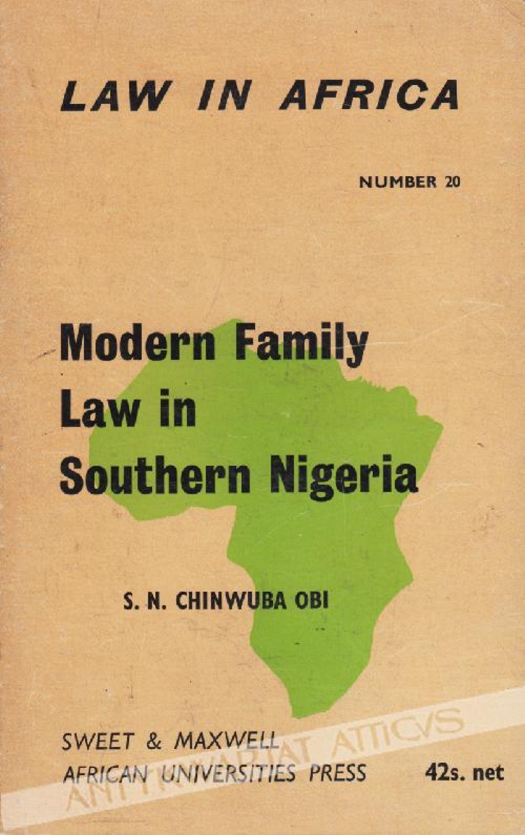 Modern Family Law in Southern Nigeria
