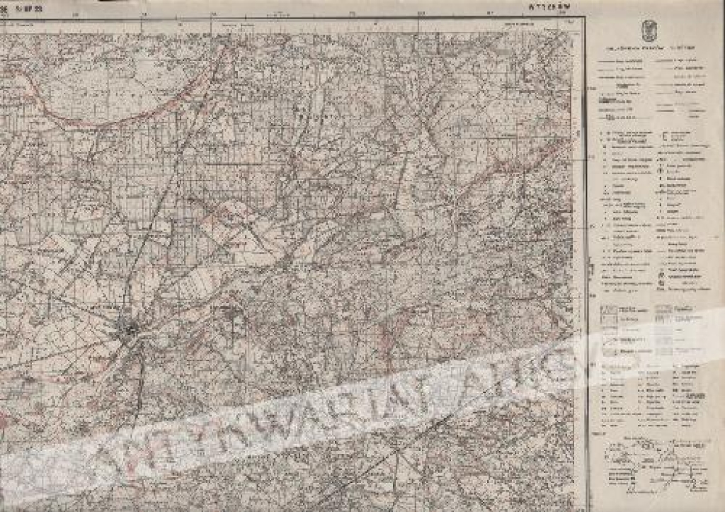 [mapa topograficzna, 1936] Wyszków