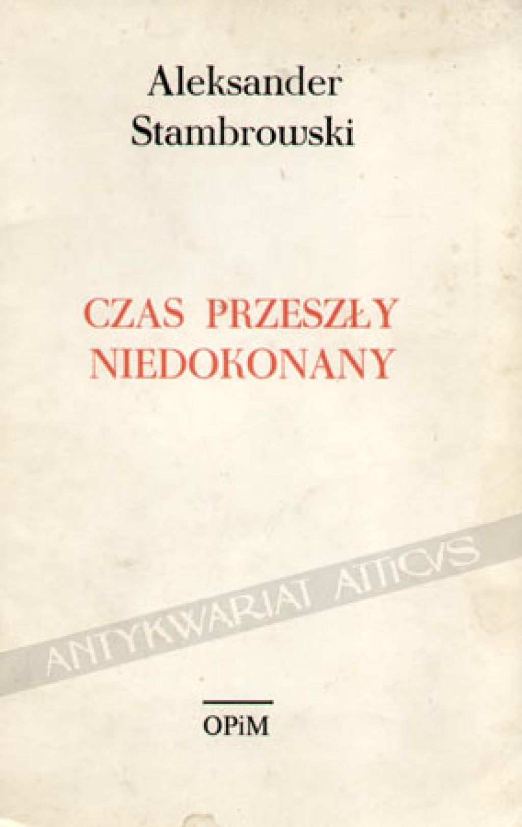 Czas przeszły niedokonany