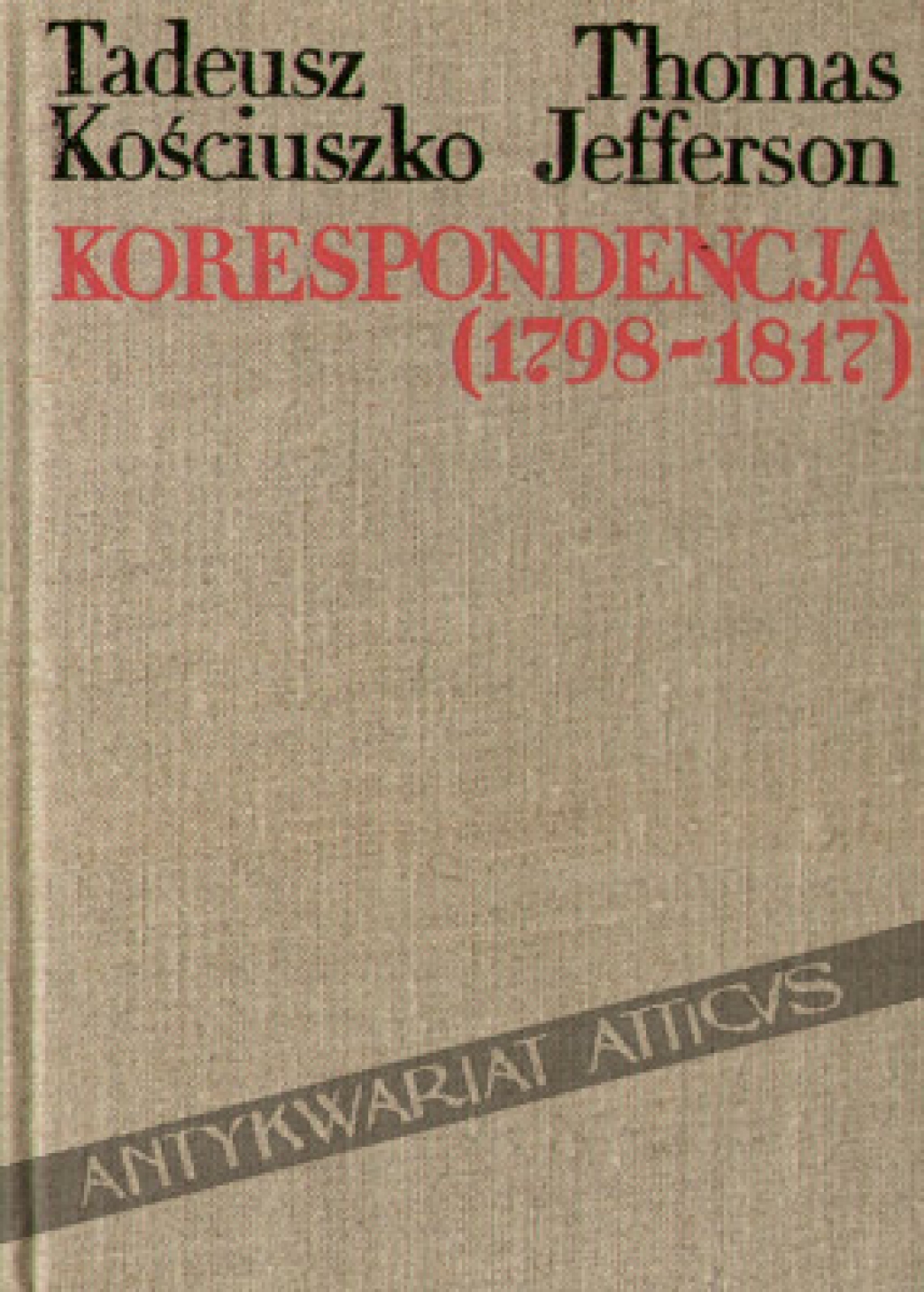 Korespondencja 1798-1817