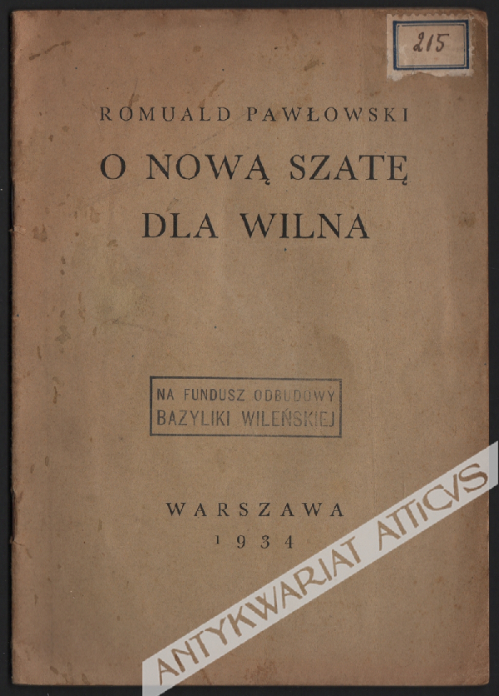 O nową szatę dla Wilna
