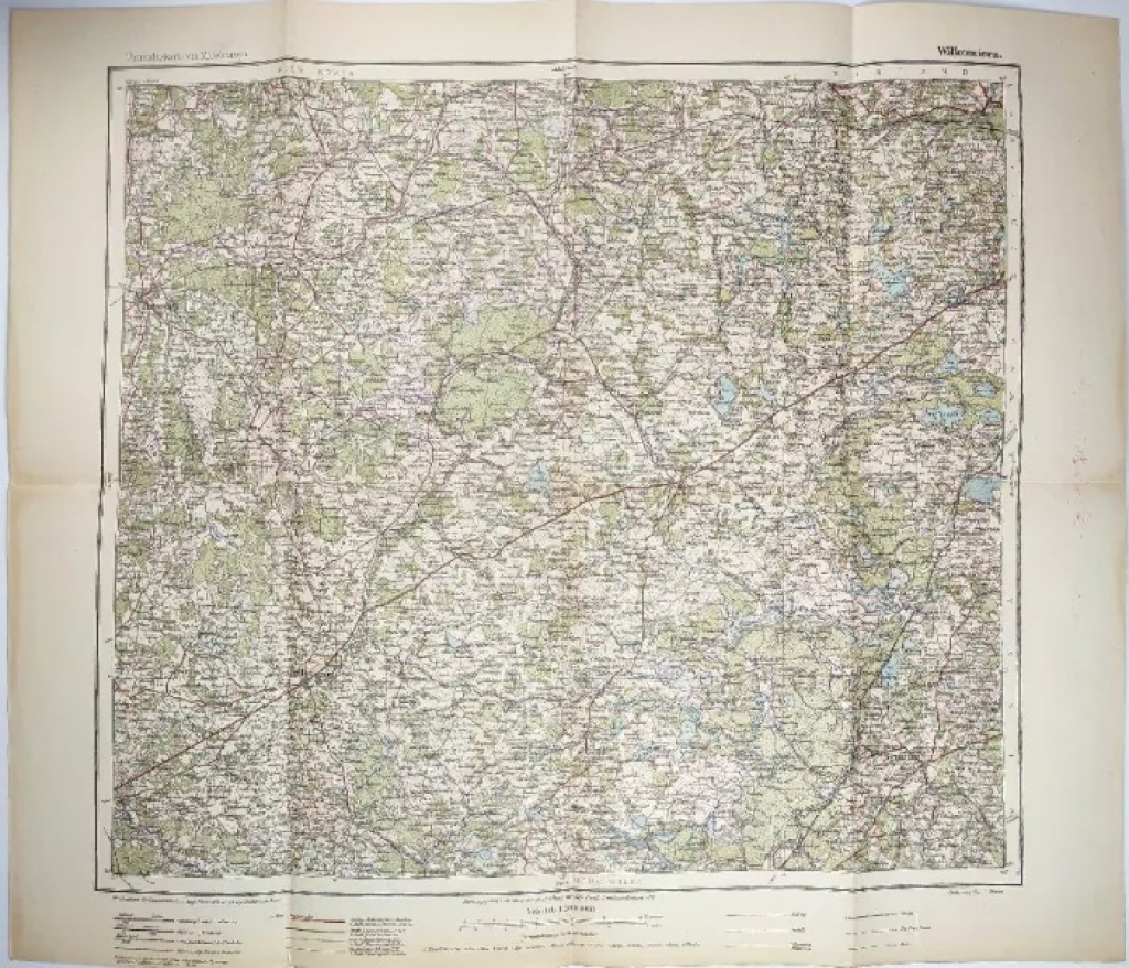 [mapa topograficzna, 1911] Wiłkomierz. [Litwa]